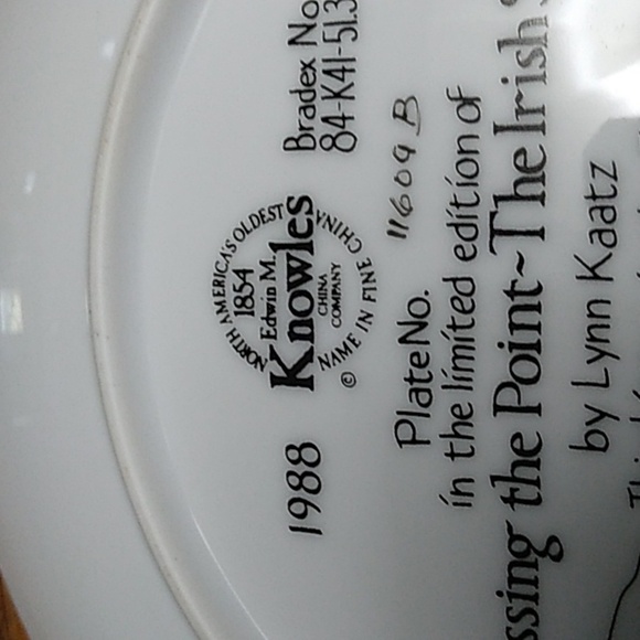 Knowles plate collection, set of 2 - Picture 4 of 9